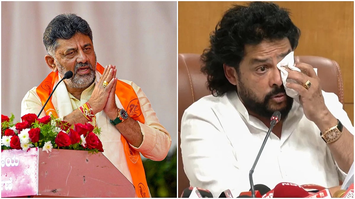 ಪಕ್ಷಕ್ಕೆ ಮುಜುಗರ ತಪ್ಪಿಸಲು ಸಚಿವ ಬಿ ನಾಗೇಂದ್ರ ರಾಜೀನಾಮೆ; ಸುಳ್ಳೇ ಬಿಜೆಪಿ ಮನೆ ದೇವರು: CM DK Shivakumar