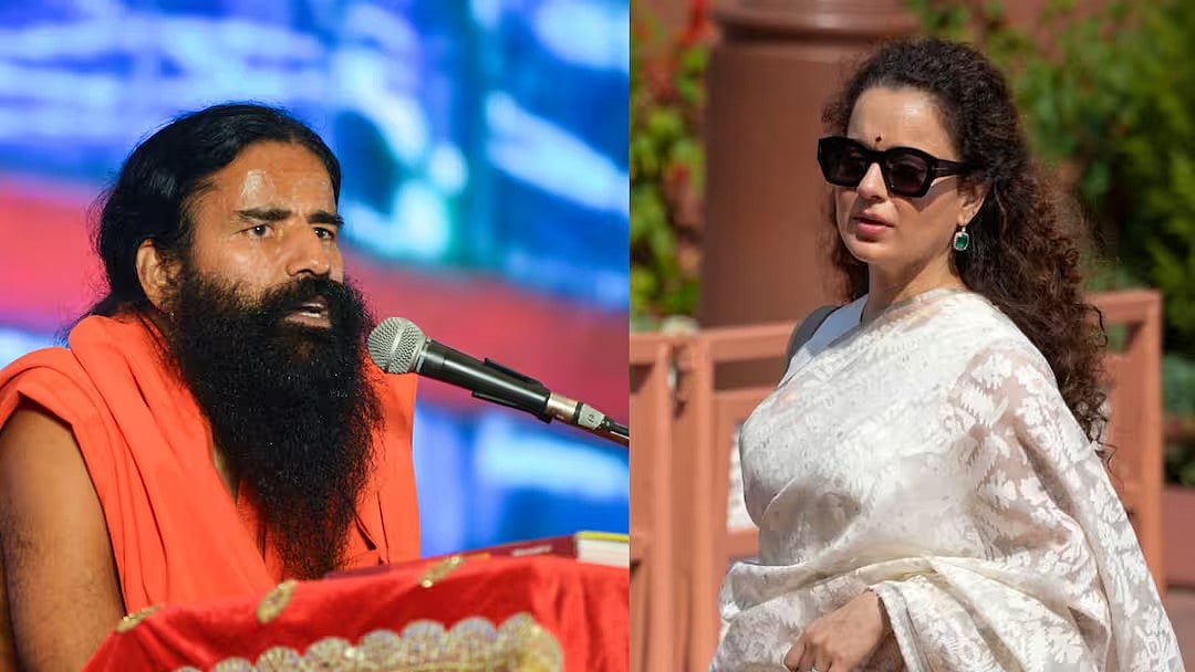 ರಕ್ಷಾ ಬಂಧನ ಸಂದರ್ಭದಲ್ಲಿ ಶಾಂತಿಯ ಜಪ: ಬಾಬಾ ರಾಮದೇವ್, ಬಾಲಿವುಡ್ ನಟಿ ಕಂಗನಾ ರಣಾವತ್ ಒಂದಾದ್ರಾ?
