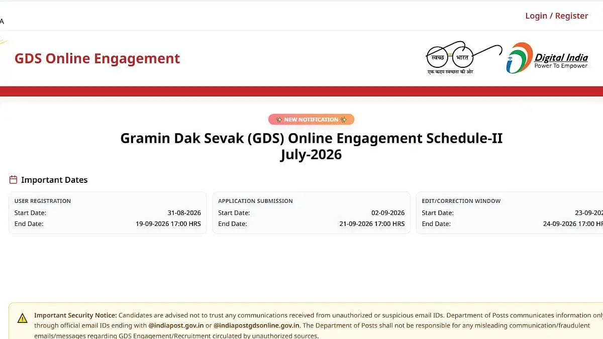 India Post GDS Recruitment 2026