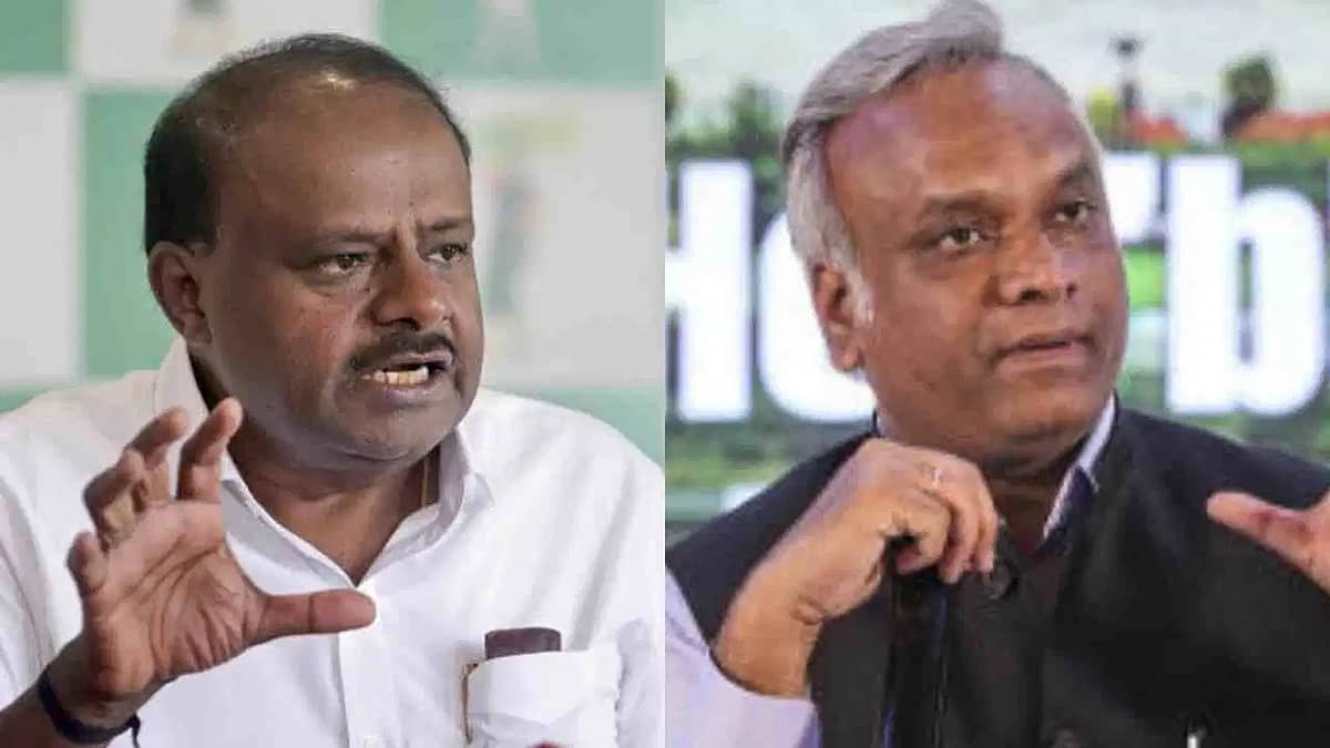 AEE ನೇಮಕಾತಿಯಲ್ಲಿ ಅಕ್ರಮ: ಪ್ರಿಯಾಂಕ್ ಖರ್ಗೆಗೆ HDK ಸಾಲು ಸಾಲು ಪ್ರಶ್ನೆ; ಇದೇನಾ 'ದೇಶವೇ ಅಲ್ಲೋಲ ಕಲ್ಲೋಲ ಆಗೋ' ವಿಷಯ? Video