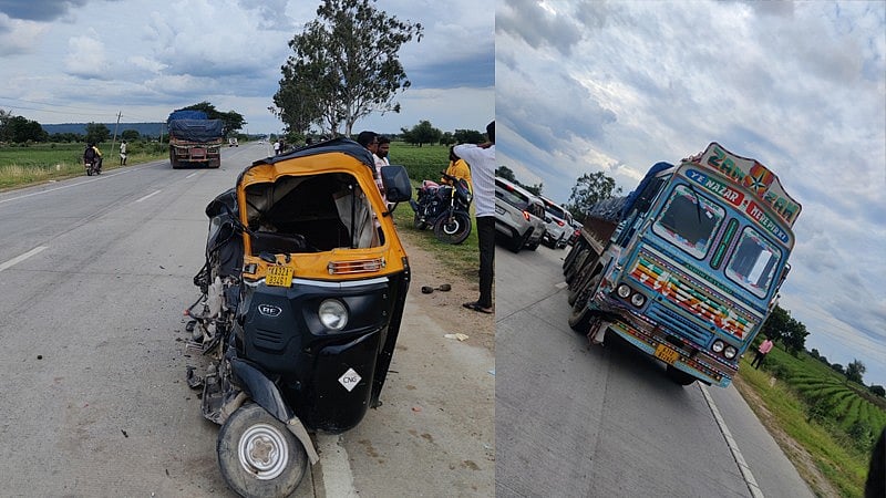 ಕಲಬುರಗಿ ಬಳಿ ಭೀಕರ ಅಪಘಾತ: ಆಟೋ-ಲಾರಿ ಮಧ್ಯೆ ಮುಖಾಮುಖಿ ಡಿಕ್ಕಿ; ತಾಯಿಯೊಂದಿಗೆ 3 ತಿಂಗಳ ಮಗು ಸ್ಥಳದಲ್ಲೇ ಸಾವು!