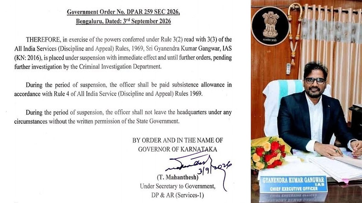 KPSC ಹಗರಣ: ಮೊದಲ ತಲೆದಂಡ, IAS ಜ್ಞಾನೇಂದ್ರ ಕುಮಾರ್ ಅಮಾನತು