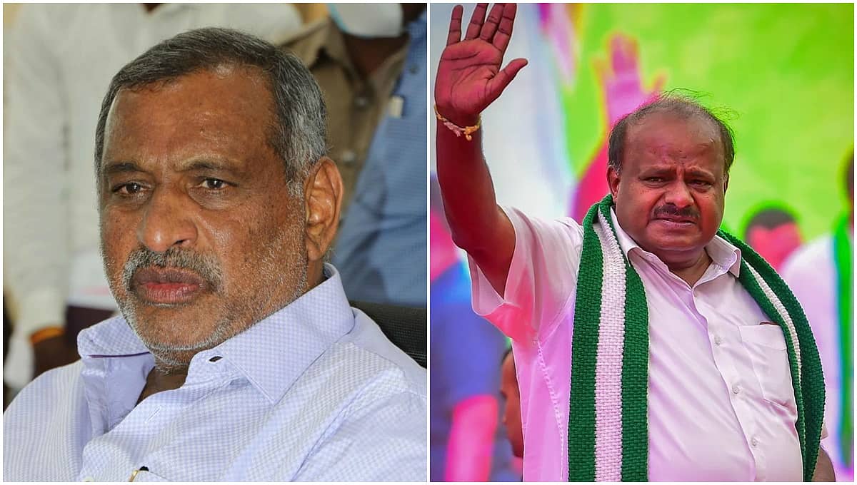 CM ಆಗಿದ್ದಾಗ 3 ದಿನ ನಂಬರ್ ಪ್ಲೇಟ್ ಇಲ್ಲದ ಕಾರಿನಲ್ಲಿ ಮಂಗಳೂರಿನಲ್ಲಿ ಕುಮಾರಸ್ವಾಮಿ ಏಕೆ ಸುತ್ತಾಡುತ್ತಿದ್ರು? ಮಾಧುಸ್ವಾಮಿ ಹಳೇಯ ವಿಡಿಯೋ ವೈರಲ್!