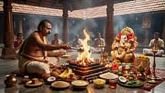 'ಓಂ ಗಂ ಗಣಪತಯೇ ನಮಃ': ಮೋದಕ ಪ್ರಿಯನಿಗೆ ಅಚ್ಚು ಮೆಚ್ಚು ಅಷ್ಟದ್ರವ್ಯ ಮಹಾ ಗಣಪತಿ ಹೋಮ; ಎಂಟು ವಿಶೇಷ ದ್ರವ್ಯಗಳ ಮಹತ್ವ ಹೀಗಿದೆ...