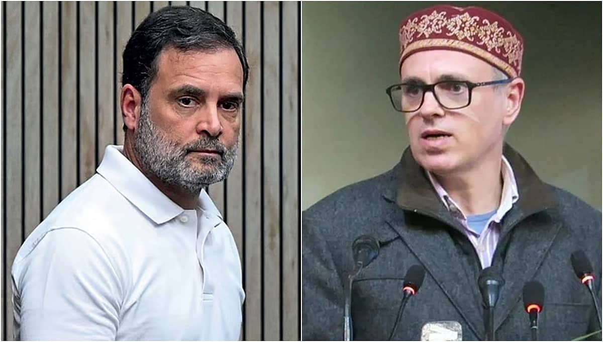 'ವಂದೇ ಮಾತರಂ' ಕಾನೂನಾಗಿದೆ; ತಾಕತ್ತಿದ್ದರೆ ಅಧಿಕಾರಕ್ಕೆ ಬಂದು ಬದಲಾಯಿಸಿ, ನನ್ನ ಅಭ್ಯಂತರವಿಲ್ಲ: ಕಾಂಗ್ರೆಸ್ಗೆ ಒಮರ್ ಅಬ್ದುಲ್ಲಾ ತಿರುಗೇಟು!