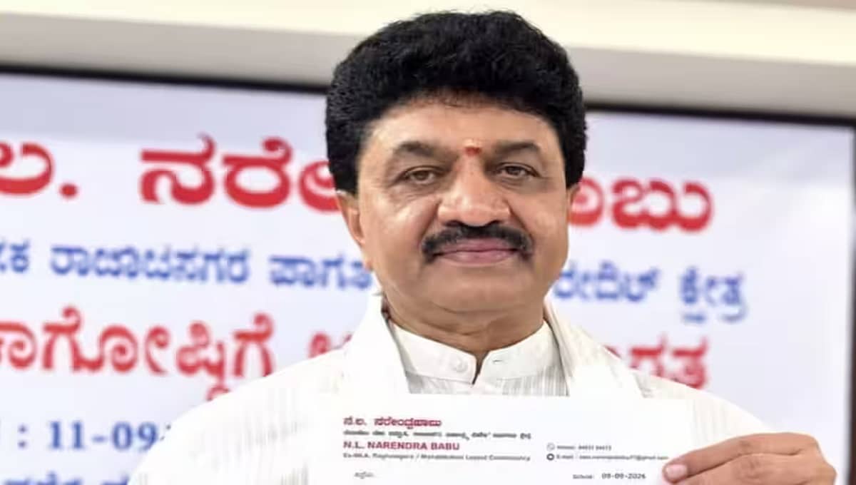 10 ವರ್ಷಗಳಿಂದ ಬಿಜೆಪಿಗೆ ಸಮರ್ಪಿಸಿಕೊಂಡಿದ್ದೆ; ಅಪ್ಪ-ಮಕ್ಕಳ ಪಕ್ಷಕ್ಕೆ ಗುಡ್ ಬೈ; ನರೇಂದ್ರ ಬಾಬು ನಾಳೆ ಕಾಂಗ್ರೆಸ್ ಸೇರ್ಪಡೆ