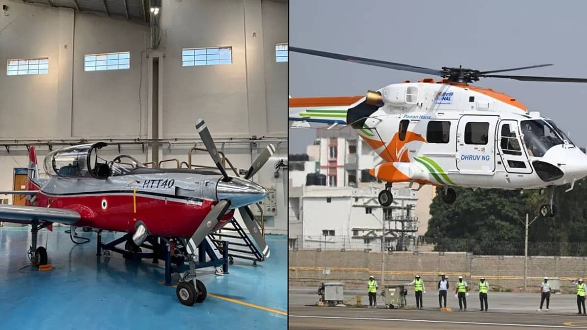 ತೇಜಸ್ ಟ್ರೈನರ್ಸ್, HTT-40 IAF ಗೆ; ಪವನ್ ಹನ್ಸ್ ಗೆ ಧ್ರುವ್ ಎನ್ ಜಿ ಹೆಲಿಕಾಪ್ಟರ್ ಹಸ್ತಾಂತರಿಸಿದ HAL; Video