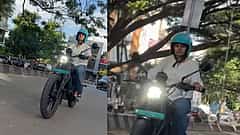 'ನನ್ನ ಪತಿ ಮಾಡಿಸುವ ಕೆಲಸಗಳು'; Royal Enfield ಇ-ಬೈಕ್ ಏರಿದ ತೇಜಸ್ವಿ ಸೂರ್ಯ ಪತ್ನಿ Sivasri Skanda; Video