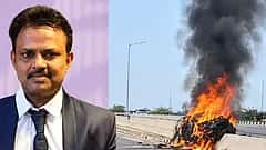 ತೆಲಂಗಾಣ: ಡಿವೈಡರ್ಗೆ ವೋಲ್ವೋ ಕಾರು ಡಿಕ್ಕಿ: ಖ್ಯಾತ ನ್ಯೂರೋಸರ್ಜನ್ ಡಾ. ಜಗದೀಶ್ ಬಾಬು ಸಜೀವ ದಹನ; Video