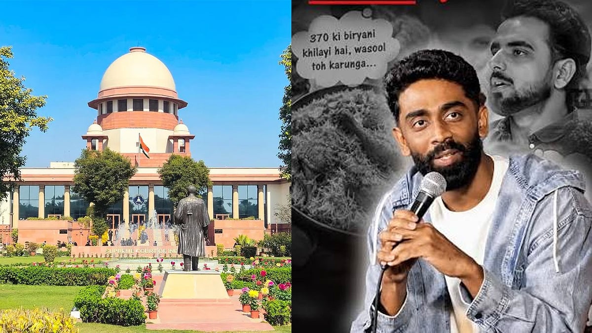 'ಗೆಳತಿಗೆ 370 ರೂ ಬಿರಿಯಾನಿ' ವಿವಾದ: ಕಮಿಡಿಯನ್ Pranit More ಅರ್ಜಿ; ಕೇಂದ್ರ ಸೇರಿ 3 ಸರ್ಕಾರಗಳಿಗೆ ಸುಪ್ರೀಂ ಕೋರ್ಟ್ ನೋಟಿಸ್