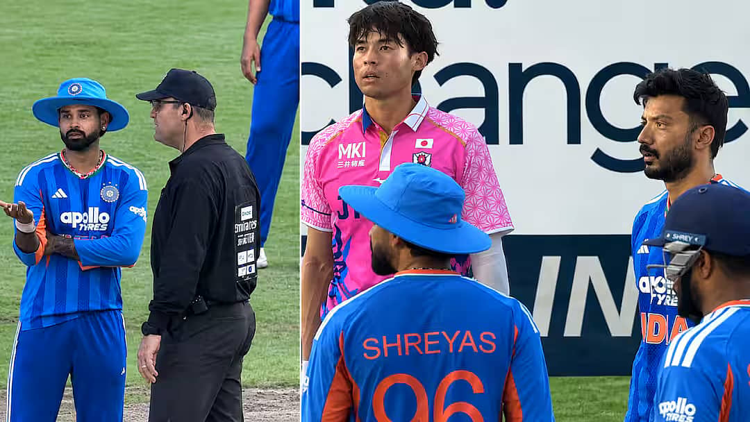 ಜಪಾನ್ ವಿರುದ್ಧದ T20I ಪಂದ್ಯ: ವಿವಾದಾತ್ಮಕ 'ವೈಡ್' ಬಾಲ್ ತೀರ್ಪು; ಅಂಪೈರ್ ಜೊತೆಗೆ ಶ್ರೇಯಸ್ ಅಯ್ಯರ್ ಜಗಳ; VIDEO ವೈರಲ್