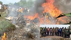 ಕಾಂಗೋದಲ್ಲಿ ಸೇನಾ ವಿಮಾನ ಪತನ: ಇಬ್ಬರು ಹಿರಿಯ ಜನರಲ್‌ಗಳು ಸೇರಿ 14 ಮಂದಿ ಸಾವು