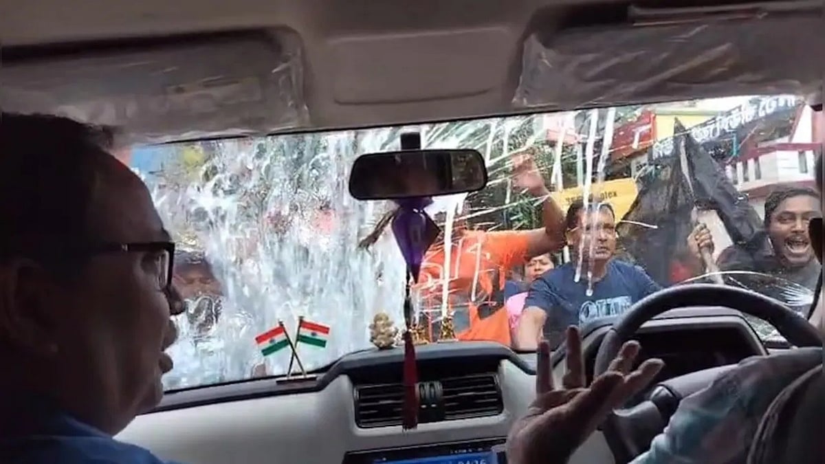 ಮಮತಾ ಬಣದ ಟಿಎಂಸಿ ಶಾಸಕರ ಕಾರಿನ ಮೇಲೆ ಕಲ್ಲು, ಮೊಟ್ಟೆಗಳ ಎಸೆತ