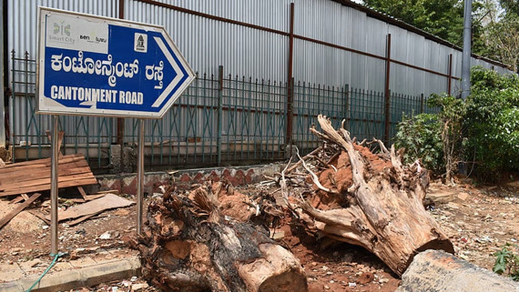 ಬೆಂಗಳೂರು ಕಂಟೋನ್ಮೆಂಟ್ ರೈಲ್ವೆ ಯೋಜನೆಗಾಗಿ ಮರಗಳಿಗೆ ಕೊಡಲಿ: ಪರಿಸರವಾದಿಗಳಿಂದ ಕಾನೂನು ಹೋರಾಟ!