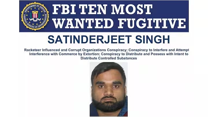 FBI ಟಾಪ್-10 ಮೋಸ್ಟ್ ವಾಂಟೆಡ್ ಅಪರಾಧಿಗಳ ಪಟ್ಟಿಗೆ ಗ್ಯಾಂಗ್‌ಸ್ಟರ್ ಗೋಲ್ಡಿ ಬ್ರಾರ್: ಸುಳಿವು ಕೊಟ್ಟರೆ 1 ಮಿಲಿಯನ್ ಡಾಲರ್ ಬಹುಮಾನ ಘೋಷಣೆ!