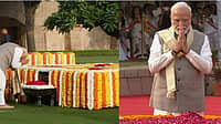 ಗಾಂಧಿ ಜಯಂತಿ: ರಾಜಘಾಟ್‌ನಲ್ಲಿ ಮಹಾತ್ಮ ಗಾಂಧಿಗೆ, ವಿಜಯ್ ಘಾಟ್‌ನಲ್ಲಿ ಲಾಲ್ ಬಹದ್ದೂರ್ ಶಾಸ್ತ್ರಿಗೆ ಪ್ರಧಾನಿ ಮೋದಿ ನಮನ..!