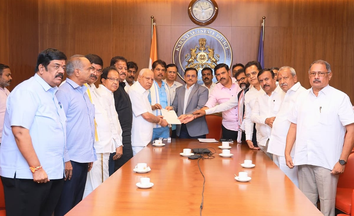 ರಾಜಕೀಯ ಒತ್ತಡಕ್ಕೆ ಮಣಿದು FIR ಹಾಕಬೇಡಿ, ರಾಜ್ಯವ್ಯಾಪಿ ಹೋರಾಟದ ಎಚ್ಚರಿಕೆ: ಪೊಲೀಸ್ ಮಹಾನಿರ್ದೇಶಕರಿಗೆ ಬಿಜೆಪಿ ಮನವಿ; Video