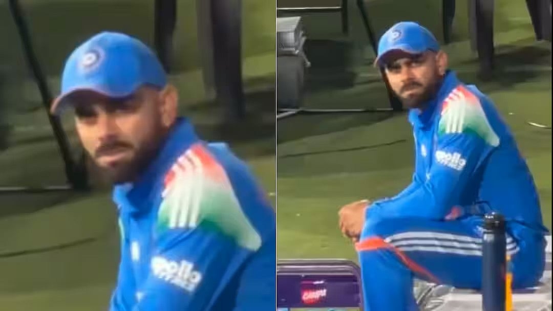 ಭಾರತ-ವೆಸ್ಟ್ ಇಂಡೀಸ್ ಪಂದ್ಯದ ವೇಳೆ One8 ಬ್ರ್ಯಾಂಡ್ ಶೂ ತೋರಿಸಿದ ಅಭಿಮಾನಿ! ಕೊಹ್ಲಿ ರಿಯಾಕ್ಷನ್ ಹೇಗಿತ್ತು ಗೊತ್ತಾ? Video