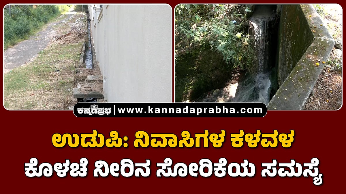 Watch | ಉಡುಪಿ: ಕೊಳಚೆ ನೀರಿನ ಸೋರಿಕೆಯ ಸಮಸ್ಯೆ; ನಿವಾಸಿಗಳ ಕಳವಳ