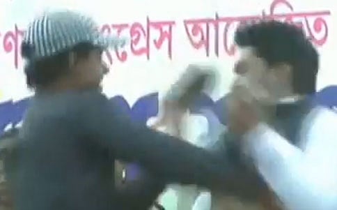 ಸಿಎಂ ಮಮತಾ ಬ್ಯಾನರ್ಜಿ ಸೋದರಳಿಯನಿಗೆ ಕಪಾಳಮೋಕ್ಷ