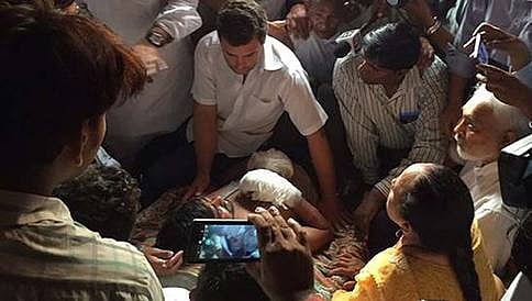 ದಲಿತ ಮಕ್ಕಳ ಸಜೀವ ದಹನ: ಪ್ರಧಾನಿ ವಿರುದ್ಧ ರಾಹುಲ್ ಕೆಂಡಾಮಂಡಲ