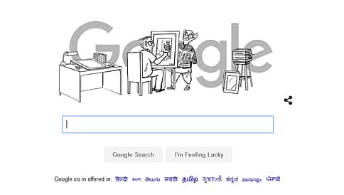 ಆರ್ ಕೆ ಲಕ್ಷ್ಮಣ್ ಜನ್ಮ ದಿನಕ್ಕೆ ಗೂಗಲ್-ಡೂಡಲ್ ಗೌರವ