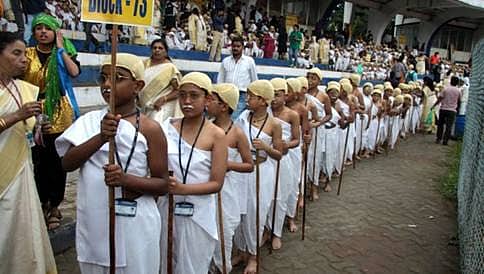 ಗಿನ್ನಿಸ್ ಪುಟ ಸೇರಿದ ಬೆಂಗಳೂರಿನ ಗಾಂಧಿ ವೇಷಧಾರಿಗಳು