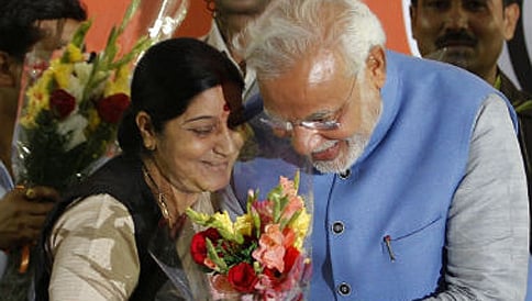 ಸುಷ್ಮಾ ಭಾಷಣಕ್ಕೆ ಮೋದಿ ಶಹಬ್ಬಾಸ್!