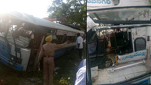 ತೆಲಂಗಾಣದಲ್ಲಿ ಭೀಕರ ರಸ್ತೆ ಅಪಘಾತ: 15 ಮಂದಿ ಸಾವು