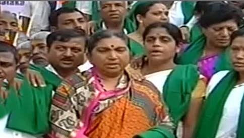 ಮಹದಾಯಿ ಯೋಜನೆ ಜಾರಿಗೆ ಆಗ್ರಹಿಸಿ ದೆಹಲಿಯಲ್ಲಿ ಕನ್ನಡಿಗರ ಧರಣಿ