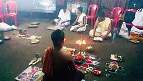 ರಸ್ತೆ ಅಪಘಾತಕ್ಕೆ ದೆವ್ವ ಕಾರಣ, ಕಾಸರಗೋಡು ಕೆಎಸ್ಆರ್ಟಿಸಿ ಡಿಪೋದಲ್ಲಿ ಸುದರ್ಶನ ಹೋಮ!