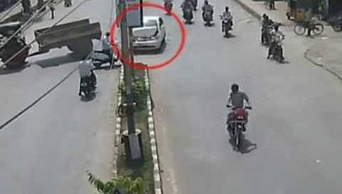 ಅಪಘಾತದಲ್ಲಿ ದಂಪತಿ ಸಾವು