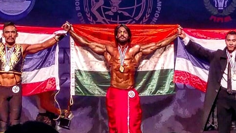 ವಿಶ್ವ ದೇಹದಾರ್ಢ್ಯ ಸ್ಪರ್ಧೆ: ಮಹಾಭಾರತದ ಧೃತರಾಷ್ಟ್ರನಿಗೆ ಚಿನ್ನದ ಪದಕ