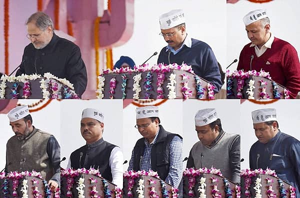 ಅರವಿಂದ್ ಕೇಜ್ರಿವಾಲ್ ಪ್ರಮಾಣವಚನ ಸ್ವೀಕಾರ ಸಮಾರಂಭ