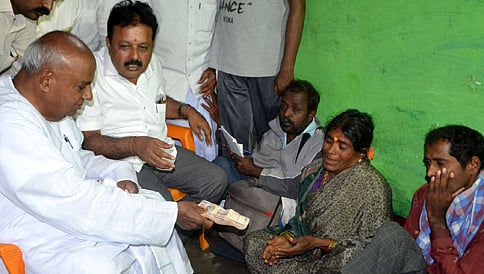 ಕಬ್ಬು ಬೆಳೆಗಾರರ ಬಾಕಿ ಬಿಡುಗಡೆ ಮಾಡಿ: ದೇವೇಗೌಡ ಆಗ್ರಹ