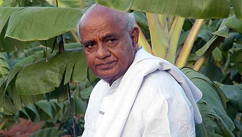 ತಕ್ಷಣ ರೈತ ಸಾಲ ಮನ್ನಾ ಮಾಡಿ:  ದೇವೇಗೌಡ
