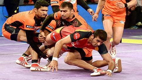 ಪ್ರೋ ಕಬ್ಬಡಿ: ಬೆಂಗಳೂರು ಬುಲ್ಸ್ ಬೆವರಿಳಿಸಿದ ಯು ಮುಂಬೈ
