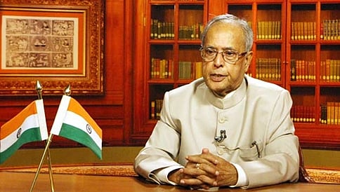 ರಾಷ್ಟ್ರಪತಿಯಾಗಿ 3 ವರ್ಷ: ಪ್ರಣಬ್ ಮುಖರ್ಜಿಗೆ ಶುಭಾಶಯ ಕೋರಿದ ಮೋದಿ