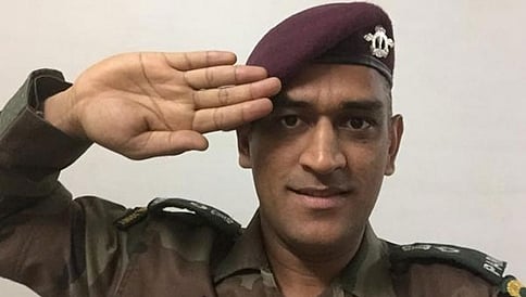 ಯೋಧ ಆದ ಧೋನಿ!