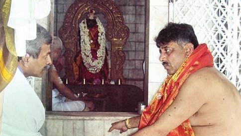 ಮಳೆಗಾಗಿ ಸಚಿವ ಡಿಕೆಶಿ ವಿಶೇಷ ಪೂಜೆ