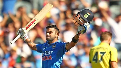 ಆಸ್ಟ್ರೇಲಿಯಾಕ್ಕೆ 296 ರನ್ ಗಳ ಟಾರ್ಗೆಟ್, ಕೊಹ್ಲಿ ಶತಕ