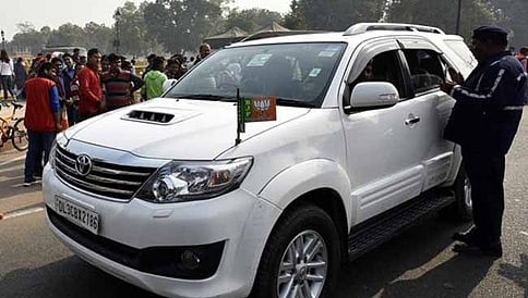 ದೆಹಲಿಯ ಸಮ-ಬೆಸ ಯೋಜನೆ: ನಿಯಮ ಉಲ್ಲಂಘಿಸಿದ ಬಿಜೆಪಿ ಸಂಸದ