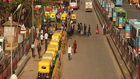 ಮೆಟ್ರೋ ಕಾಮಗಾರಿಗೆ ಬದಲಾಯಿತು ಸಂಚಾರ