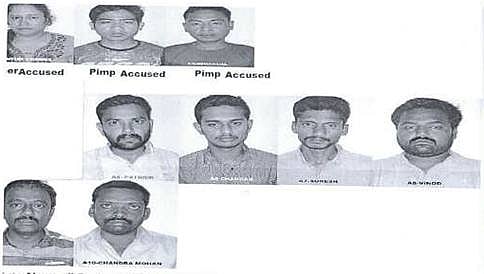 ಬೆಂಗಳೂರಿನಲ್ಲಿ ಹೈಟೆಕ್ ವೇಶ್ಯಾವಾಟಿಕೆ, 10 ಮಂದಿ ಬಂಧನ, ನಾಲ್ವರ ರಕ್ಷಣೆ