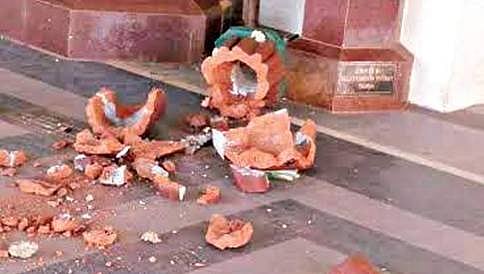 ಉಡುಪಿ ಚರ್ಚ್ ಮೇಲೆ ದುಷ್ಕರ್ಮಿಗಳ ದಾಳಿ: ಮೂರ್ತಿ ಭಗ್ನ