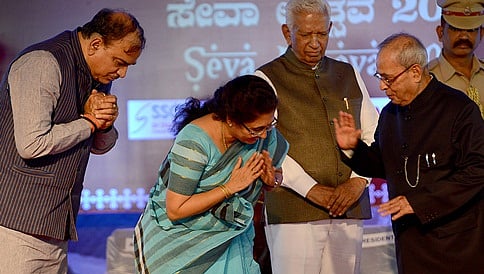 ಹಸಿವಿನಿಂದ ಇರುವ ಮಕ್ಕಳಿಗೆ ಆಹಾರ ನೀಡುವುದು ಸದೃಢ ರಾಷ್ಟ್ರ ನಿರ್ಮಾಣಕ್ಕೆ ಸಹಕಾರಿ: ಪ್ರಣಬ್ ಮುಖರ್ಜಿ