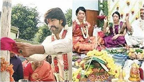 ಮದುವೆ ಶಾಸ್ತ್ರಗಳನ್ನು ಆರಂಭಿಸಿದ ಯಶ್-ರಾಧಿಕಾ ಕುಟುಂಬ
