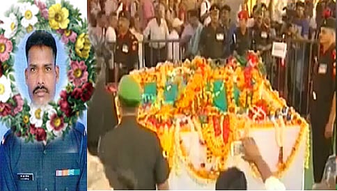 ವೀರಯೋಧ ಹನುಮಂತಪ್ಪ ಅಂತಿಮ ದರ್ಶನ ಪಡೆದ ಸಾರ್ವಜನಿಕರು