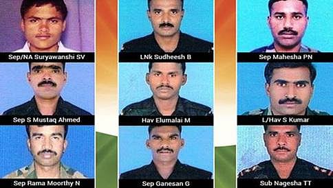 ಸಿಯಾಚಿನ್ ಮೂಲ ಶಿಬಿರಕ್ಕೆ ಇತರೆ 9 ಹುತಾತ್ಮ ಯೋಧರ ಪಾರ್ಥಿವ ಶರೀರ