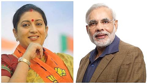 ಲೋಕಸಭೆಯಲ್ಲಿ ಸ್ಮೃತಿ ಇರಾನಿ ಭಾಷಣ, 'ಸತ್ಯಮೇವ ಜಯತೇ' ಎಂದು ಟ್ವೀಟ್ ಮಾಡಿದ ನರೇಂದ್ರ ಮೋದಿ
